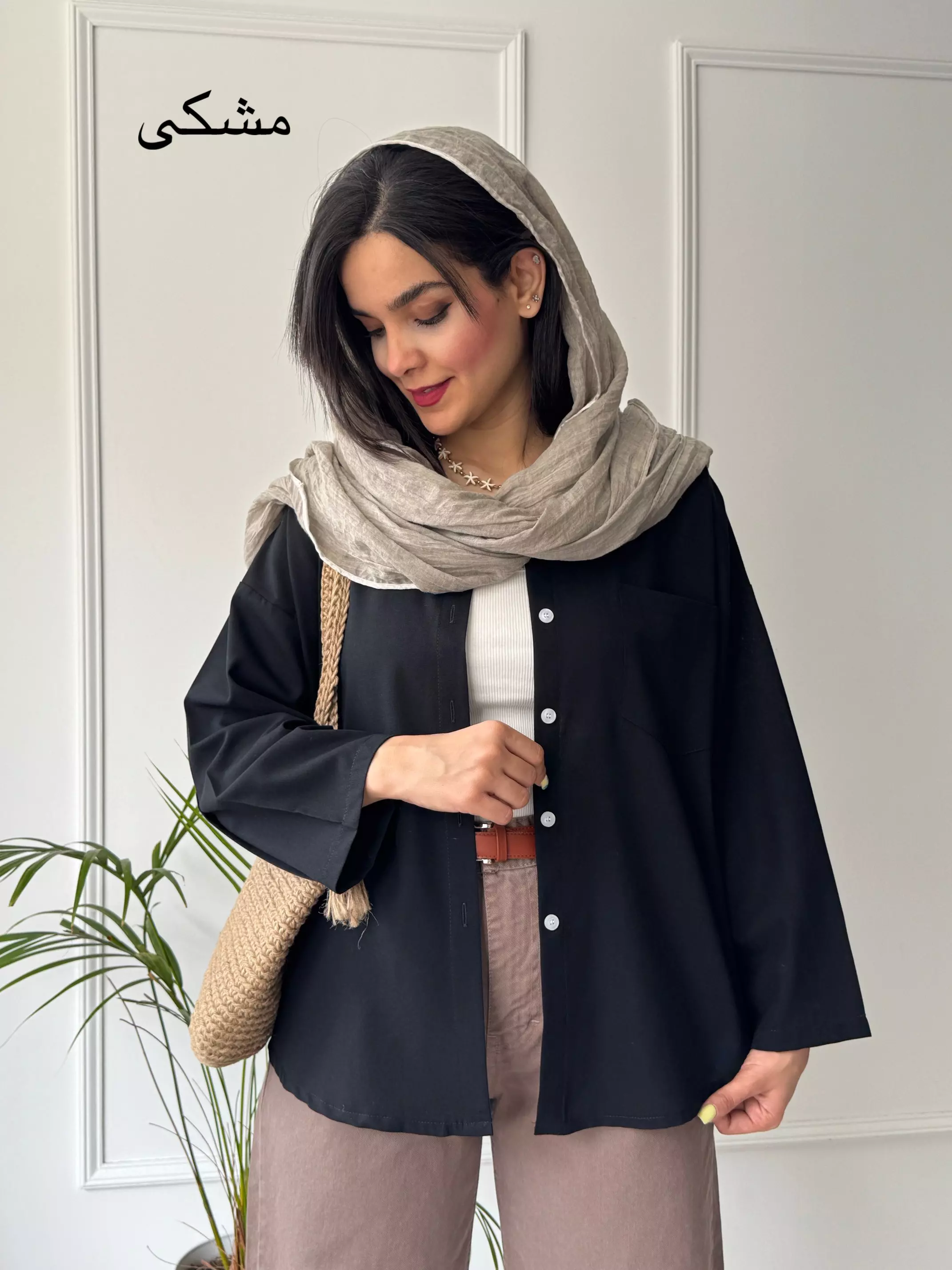 مانتو شومیزی ستین